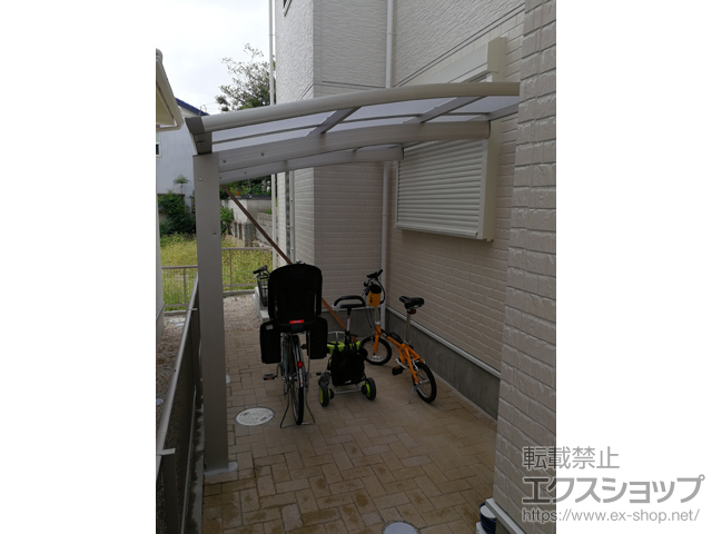 三重県四日市市ののサイクルポート・駐輪場 プレシオスポート ミニ 積雪〜20cm対応 施工例