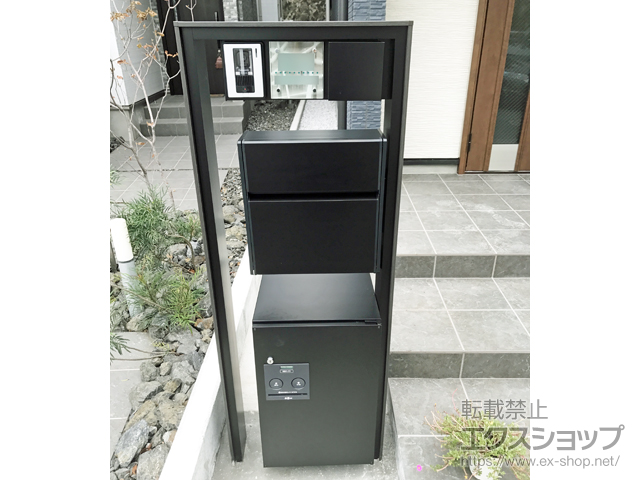 神奈川県横浜市のの機能門柱・ポスト フレムス1型 施工例