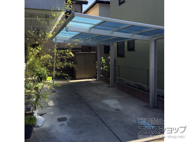 東京都練馬区ののカーポート エフルージュグラン 延長　積雪〜20cm対応 施工例