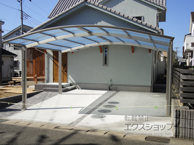 千葉県袖ケ浦市ののカーポート レイナツインポートグラン　積雪〜20cm対応 施工例