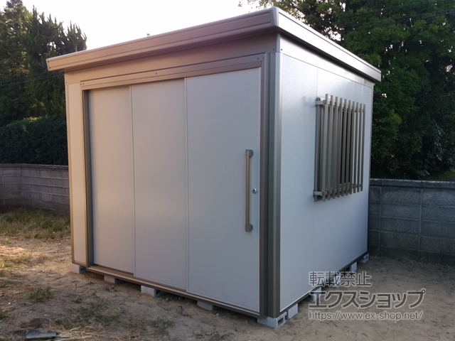 愛知県愛西市のの物置・屋外倉庫 ヨド蔵MD 合板床タイプ 一般型（DZB-2925HW） DZB-2925HW-SG 施工例