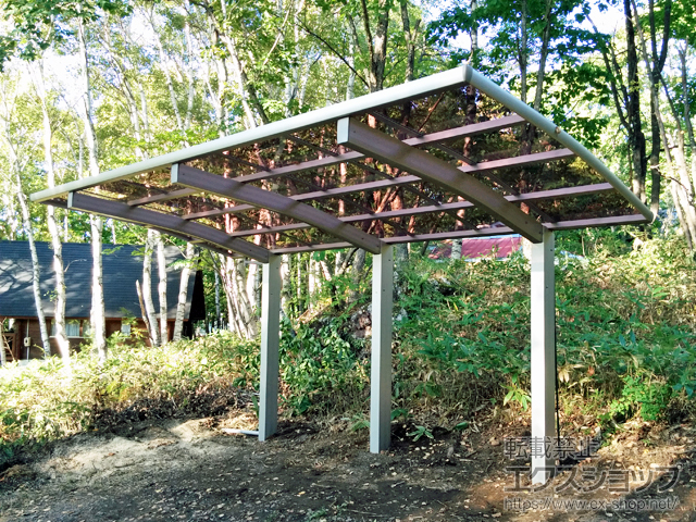 長野県茅野市ののカーポート レイナポートグラン50 積雪〜50cm対応 施工例