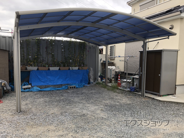 大阪府堺市ののカーポート レイナツインポートグラン　積雪〜20cm対応 施工例