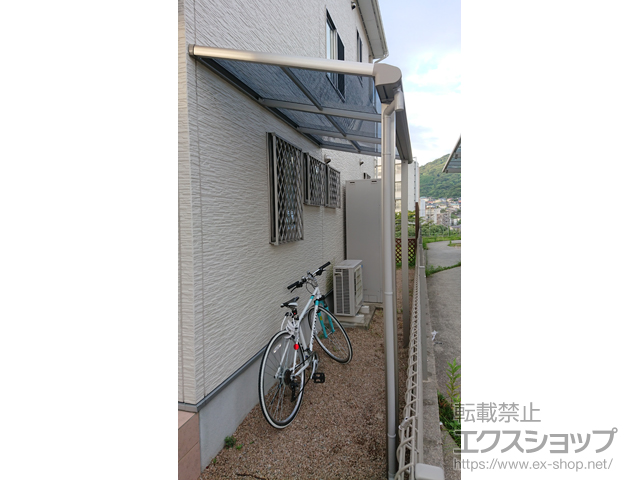 福岡県福岡市ののテラス屋根 プレシオステラス F型 テラスタイプ 単体 積雪〜20cm対応 施工例