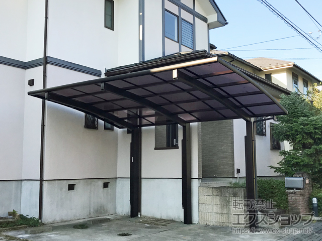 山梨県大月市ののカーポート レイナポートグラン50 積雪〜50cm対応 施工例