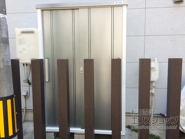 埼玉県志木市のの物置・屋外倉庫 クール COOL-1350 一般型 1300×500×1937 COOL-1350-GM 施工例