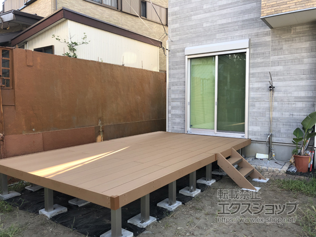 神奈川県鎌倉市ののウッドデッキ リウッドデッキ 200 施工例