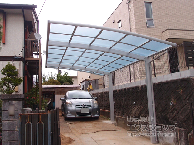 大阪府河内長野市ののカーポート レイナポートグラン　積雪〜20cm対応 施工例