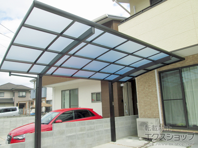 愛媛県松山市ののカーポート レイナポートグラン　積雪〜20cm対応 施工例