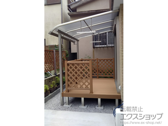 東京都東村山市ののテラス屋根 ヴェクターテラス R型 テラスタイプ 単体 積雪〜20cm対応 施工例