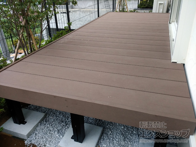 神奈川県川崎市ののウッドデッキ リウッドデッキ 200 施工例