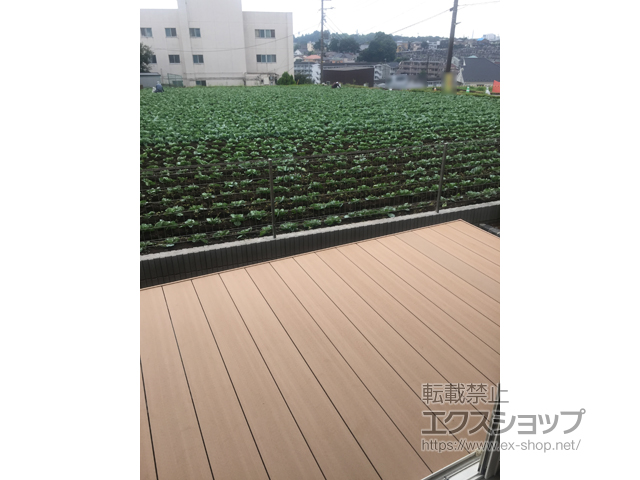 神奈川県横浜市ののウッドデッキ レストステージ 幕板納まり 施工例