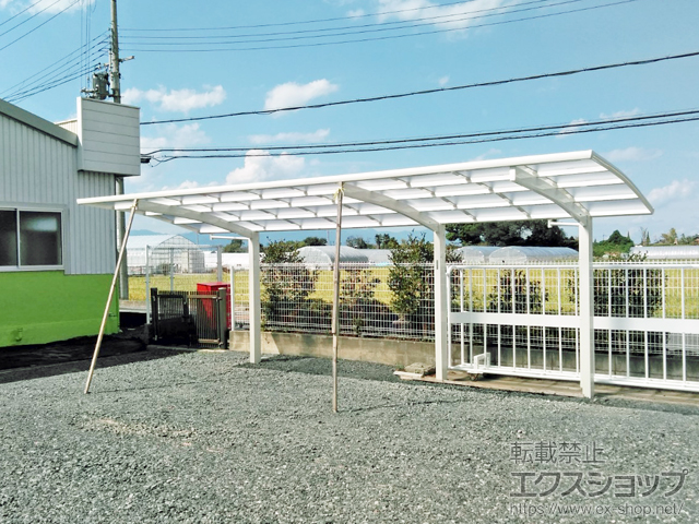 滋賀県草津市ののカーポート レイナポートグラン 延長　積雪〜20cm対応 施工例