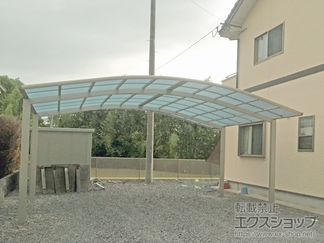 大分県宇佐市ののカーポート レイナツインポートグラン　積雪〜20cm対応 施工例