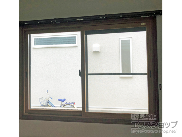 福岡県福岡市のの二重窓（内窓） ンプラス ダストバリア仕様 引違い窓 変則2枚建 施工例