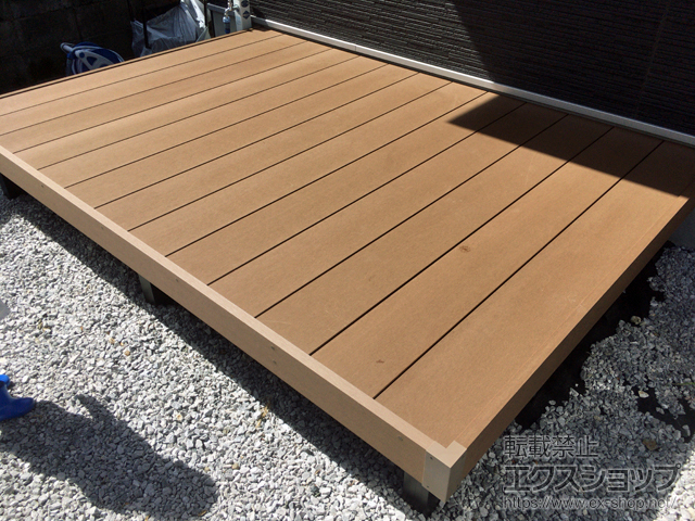 宮崎県延岡市ののウッドデッキ リウッドデッキ 200 施工例