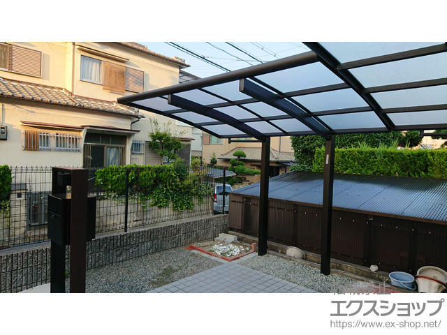 奈良県北葛城郡上牧町ののサイクルポート・駐輪場 レイナポートグランミニ 積雪〜20cm対応 施工例