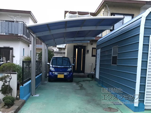 千葉県千葉市ののカーポート レイナポートグラン 延長　積雪〜20cm対応 施工例