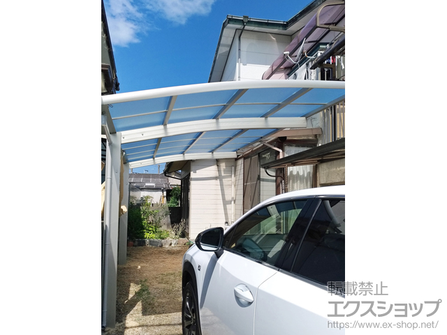 愛媛県松山市ののカーポート レイナポートグラン　積雪〜20cm対応 施工例