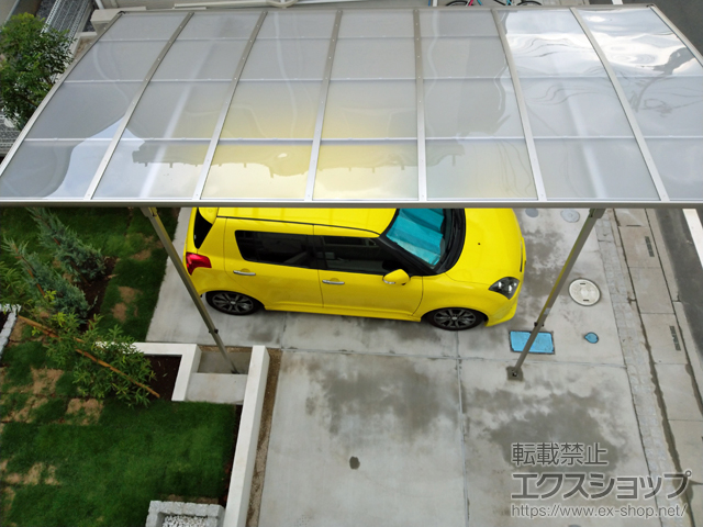 埼玉県三郷市ののカーポート プレシオスポート 積雪〜20cm対応 施工例