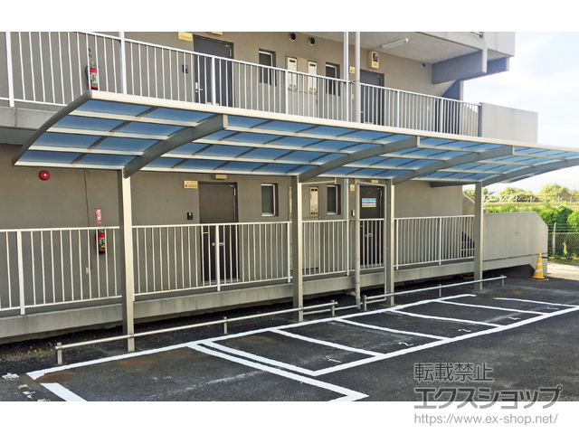 大分県大分市ののカーポート レイナポートグラン 縦連棟　積雪〜20cm対応 施工例