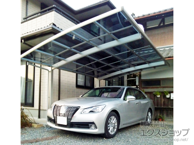 大阪府豊能郡能勢町ののカーポート レイナポートグラン　積雪〜20cm対応 施工例