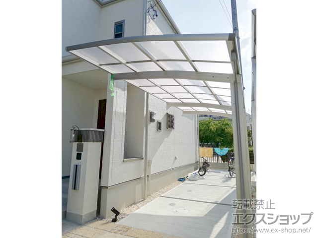 大阪府吹田市ののカーポート レイナポートグラン 延長　積雪〜20cm対応 施工例