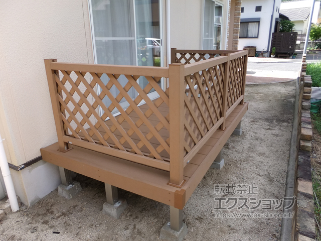 兵庫県赤穂市ののウッドデッキ リウッドデッキ 200 施工例