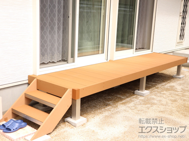 愛知県額田郡幸田町ののウッドデッキ リウッドデッキ 200 施工例