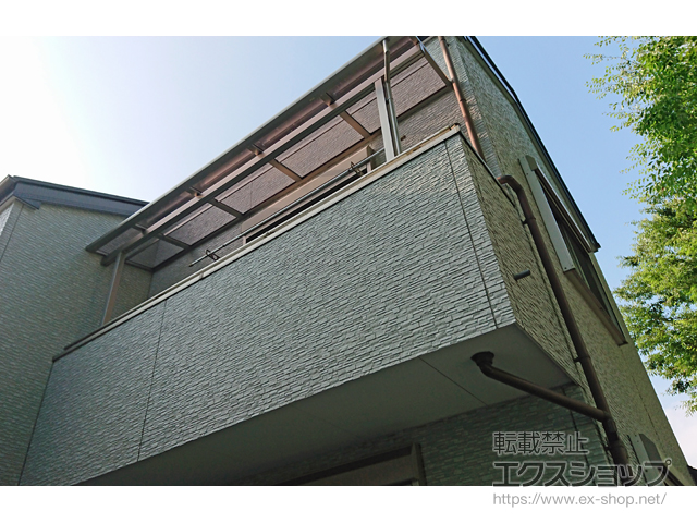 神奈川県横浜市ののバルコニー・ベランダ屋根 スピーネ F型 屋根タイプ 単体 積雪〜20cm対応 施工例