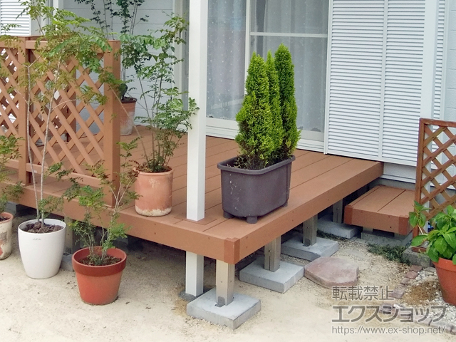 千葉県木更津市ののウッドデッキ リウッドデッキ 200 施工例