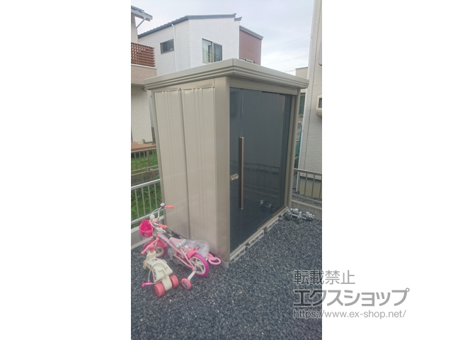 岡山県総社市のの物置・屋外倉庫 Mr.ストックマンダンディ 一般型 1832×1222×2110 ND-1812-Ｊ 施工例