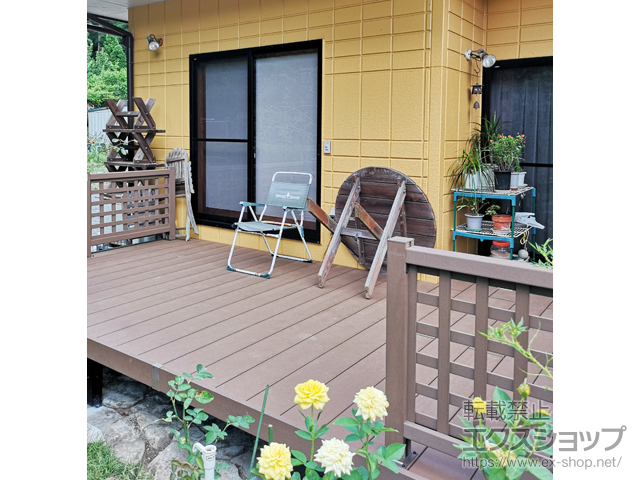 京都府京丹後市ののウッドデッキ リウッドデッキ 200 施工例