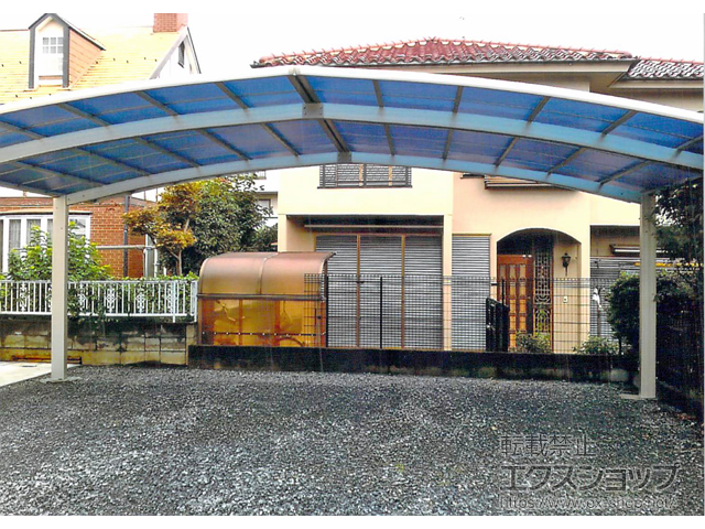 埼玉県さいたま市ののカーポート レイナトリプルポートグラン　積雪〜20cm対応 施工例