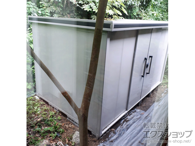 神奈川県鎌倉市のの物置・屋外倉庫 エルモ 一般型 3620×2220×2117（LMD-3622） LMD-3622-CB 施工例