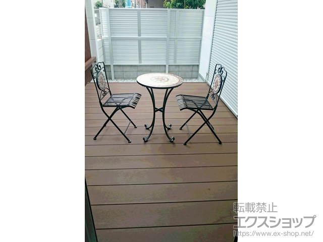 東京都葛飾区ののウッドデッキ リウッドデッキ 200 施工例