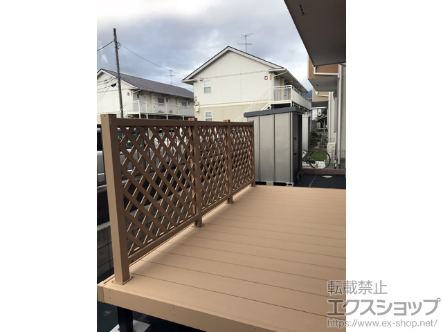 神奈川県伊勢原市ののウッドデッキ リウッドデッキ 200 施工例