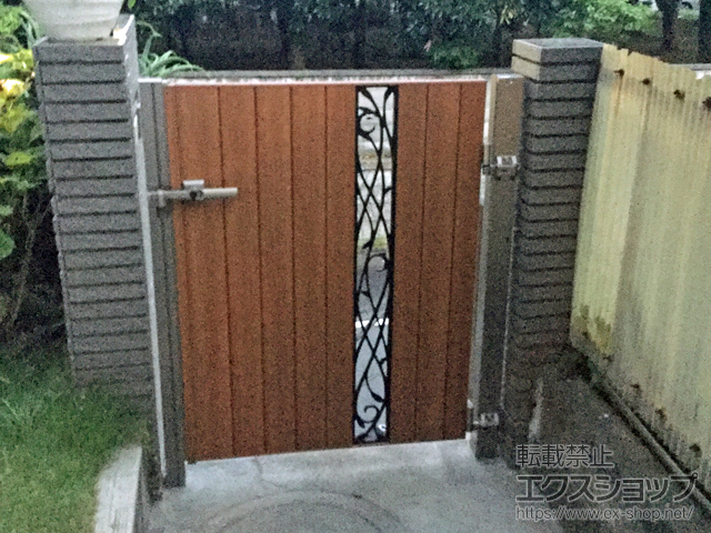 神奈川県鎌倉市のの門扉 フレイナ門扉 SC型 片開き　門柱タイプ 施工例