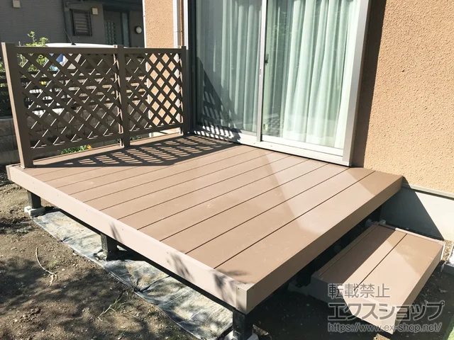 群馬県館林市のYKKAPのウッドデッキ リウッドデッキ 200 施工例