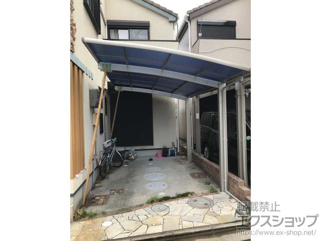 大阪府松原市ののカーポート プレシオスポート 積雪〜20cm対応 施工例