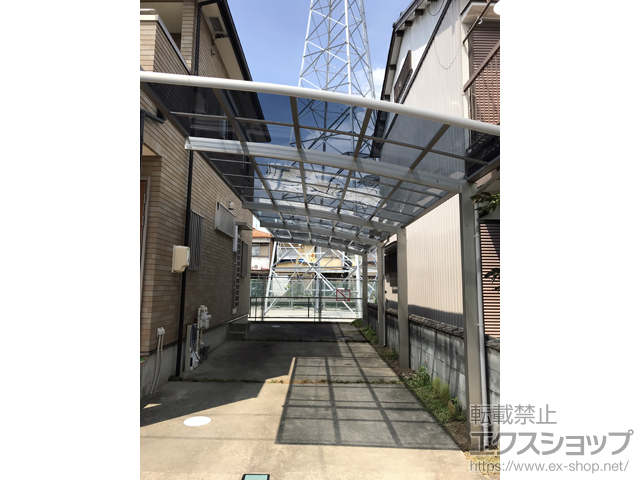 愛知県岩倉市ののカーポート レイナポートグラン 縦連棟　積雪〜20cm対応 施工例