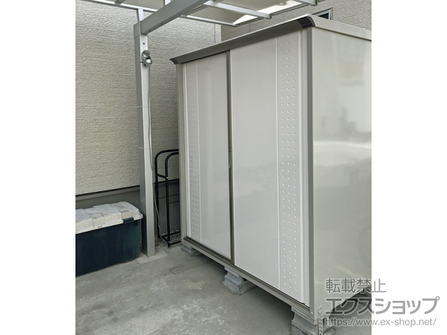 愛知県一宮市のの物置・屋外倉庫 グランプレステージジャンプ 1695×900×1900（GP-179A-F） GP-179A-Ｆ-SW 施工例