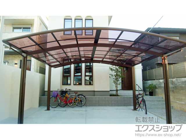 兵庫県尼崎市ののカーポート レイナツインポートグラン　積雪〜20cm対応 施工例