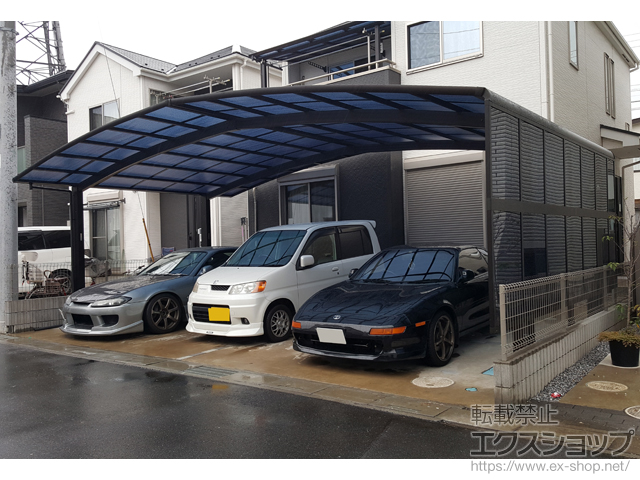 埼玉県川口市ののバルコニー・ベランダ屋根 ヴェクターテラス F型 屋根タイプ 単体 積雪〜20cm対応 施工例