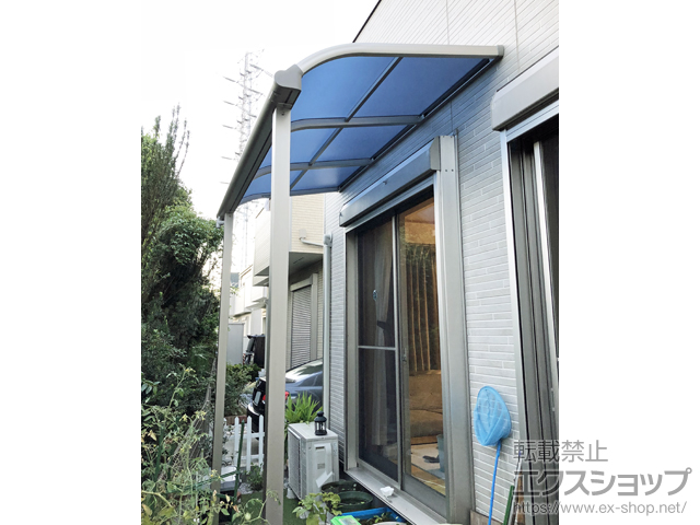 埼玉県川口市ののテラス屋根 ヴェクターテラス R型 テラスタイプ 単体 積雪〜20cm対応 施工例