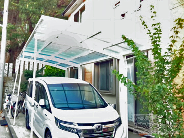 神奈川県横浜市ののカーポート レイナポートグラン 延長　積雪〜20cm対応 施工例