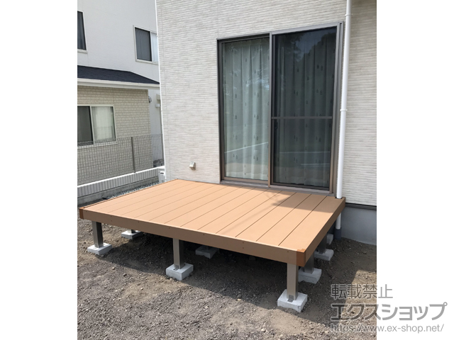 静岡県富士宮市ののウッドデッキ リウッドデッキ 200 施工例