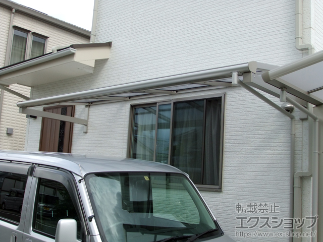 愛知県豊川市ののテラス屋根 ヴェクターテラス F型 ルーフタイプ 単体積雪〜20cm対応 施工例