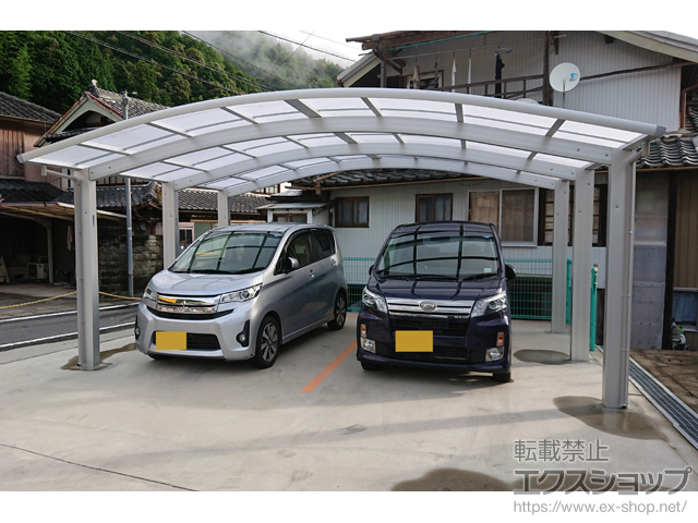 徳島県美馬郡つるぎ町ののカーポート レイナツインポートグラン50 積雪50cm対応 施工例