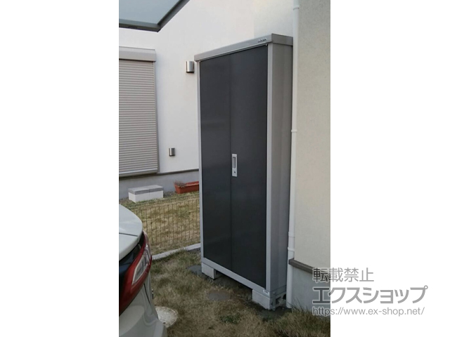 千葉県松戸市のの物置・屋外倉庫 アイビーストッカー 900×515×1903（BJX-095E） BJX-095E-PG 施工例